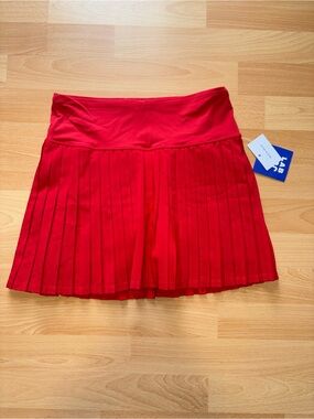 Joy Lab Red Pleated Active Skort